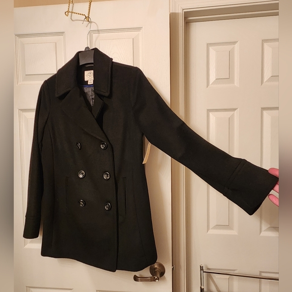 NWT! St. John's Bay Peacoat, M - Picture 4 of 10